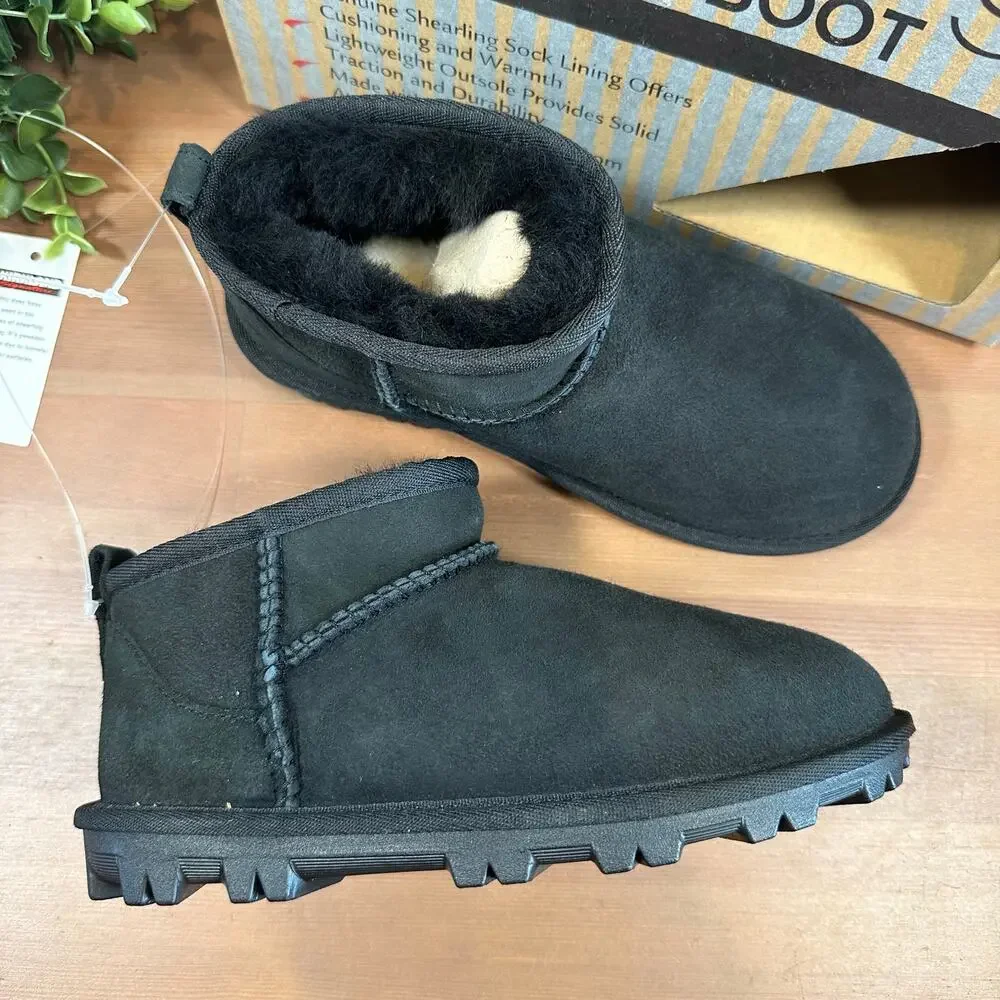 Kirkland Signature Kids Shearling Ankle Boots Size 4